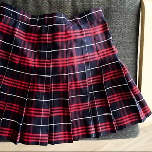 American apparel plaid skirt